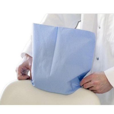 Pokrývka opěrky hlavy Roeko velikost 1 27x28cm modré 100 ks