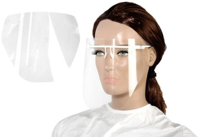 POLODENT obličejové štíty průhledné