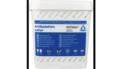Artikulationsgips - natur - Eimer 10 kg Artikulationsgips