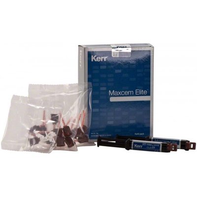 MaxCem Elite čirý, 2x 5 g, 24 ks koncovek