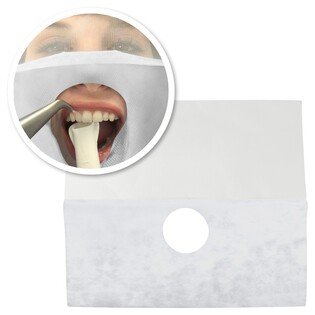 SafeDrape Chusta jednorazowa do osłony twarzy biała 50szt Medicom