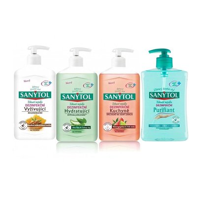 Tekuté mýdlo Sanytol dezinfekční, 250 ml