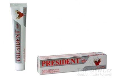 PresiDENT Kids dětská zubní pasta (3-6 let), 50ml