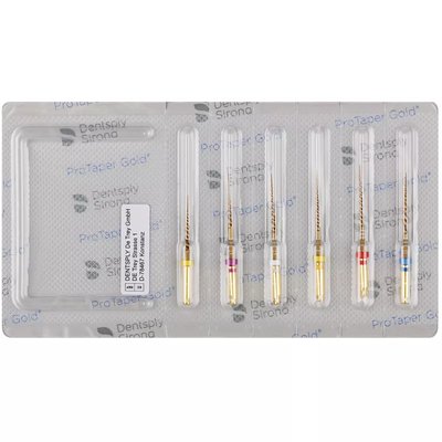 ProTaper Gold narzędzia maszynowe 31mm 6szt - Wybierz typ:: Assortyment SX-F3 31mm