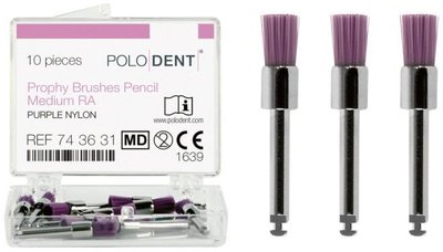 POLODENT Prophy Brushes Pencil střední fialové