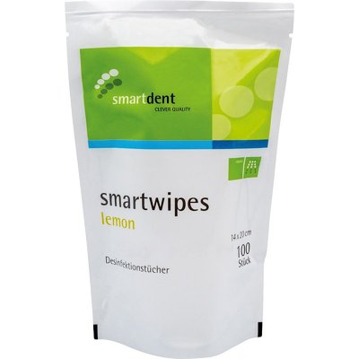 smartdent smartwipes Citron Ubrousky 14x20 cm Sáček 100ks