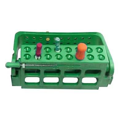 Stojánek na endo nástroje pro 16ks, Green