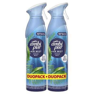 Osvěžovač vzduchu Ambi Pur Air Sprej Duopack, 2 x 185 ml