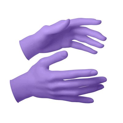 Akzenta Style Nitrile Purple Rain S vyšetřovací rukavice 100 ks
