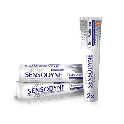Sensodyne Extra Whitening zubní pasta 2x75 ml