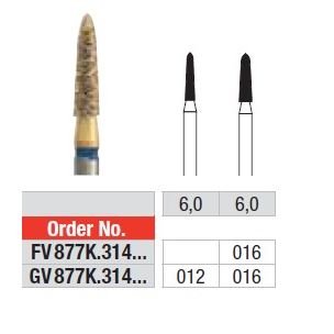 Diamant FG Diacut MLT GV877K.016 (5ks/bal)