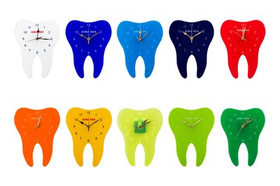 Zegar ścienny ZĄB Anger 1 szt. - czerwony