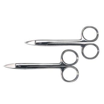 HS-nůžky na korunky, rovné, špičaté