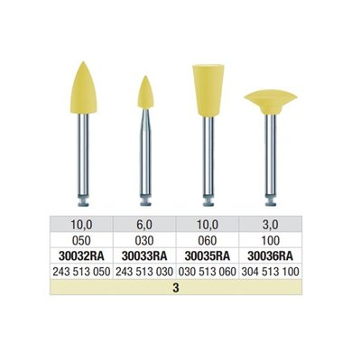 Leštící guma CeraGloss RA 30035 6 ks