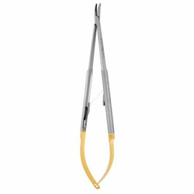 Hu-Friedy Igłotrzymacz Castroviejo 18cm, zagięty