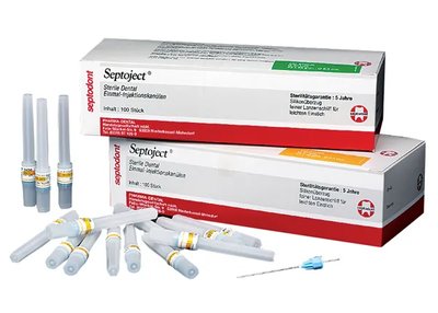 Septoject jehly 30G 12 mm 100 ks