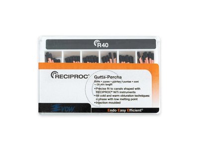 Reciproc gutaperčové čepy 040, 60ks