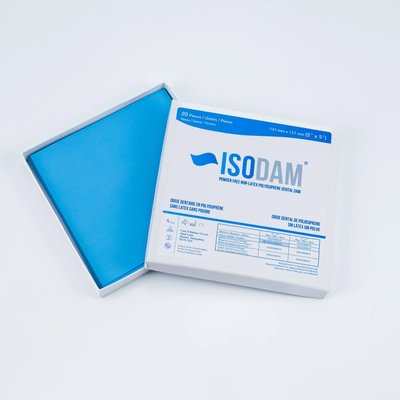 Kofferdam ISODAM - bez latexu, modré, heavy