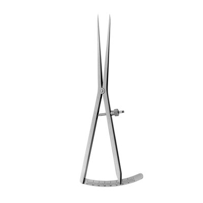 Caliper Castroviejo long, straight, 40mm