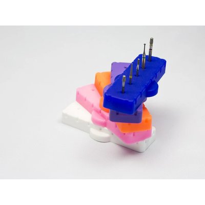 BurButler 5 – Autoklávovatelný stojánek z lékařského silikonu - Bílá