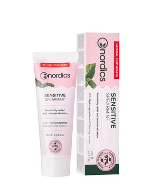 Nordics Sensitive Spearmint zubní pasta 75 ml