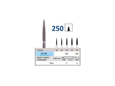 HORICO brousek diamantovaný - plamínek, W250