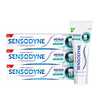 Sensodyne Repair&Protect Extra Fresh zubní pasta 3x75ml