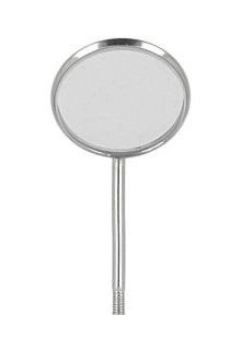 Zrcátko zubní ploché velikost 5 (24 mm), 12 ks v balení