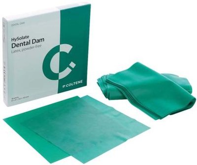 HySolate Latex Dental Dam Green thin