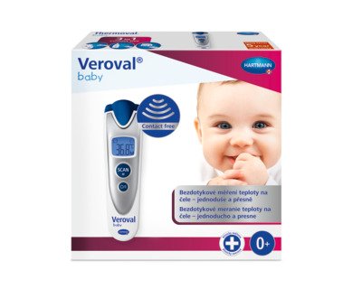 HARTMANN Veroval baby bezdotykový teploměr stříbrný