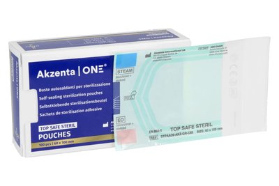 Torebka do sterylizacji 60 mm x 100mm 100 szt. Akzenta