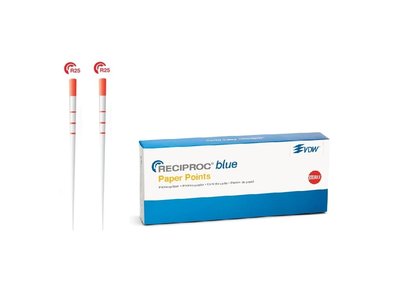 Reciproc blue papírové čepy 025,180ks