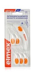 Elmex mezizubní kartáčky 6 mm oranžové, 6 ks