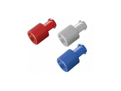 Kombi zátka KD-STOP - uzávěr infuze LL, 100Ks - Velikost: modrá