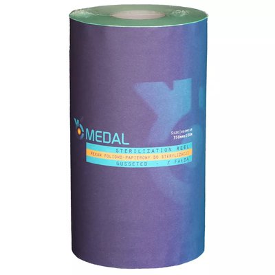 Rękaw do sterylizacji z fałdą MEDAL 35cm x 100m