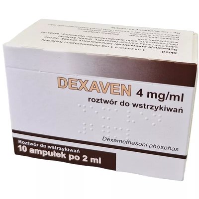 Dexaven roztwór do wstrzykiwań 4mg/ml 10 ampułek po 2ml