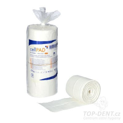 Zarys buničité nesterilní čtverečky s perforací (40x50 mm), 2x500ks