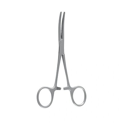 Kleště Pean, zahnuté - 18 cm