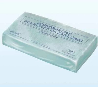 POKROWCE NA ZAGŁÓWEK MUSTAF 50 SZT./OP. - WARIANTY