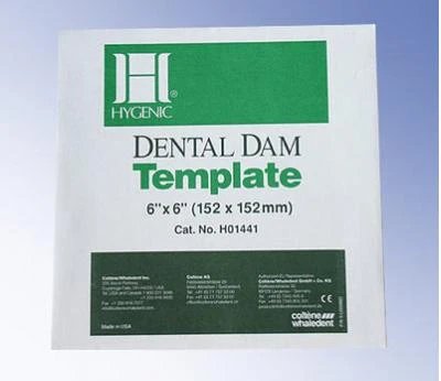 Koferdam szablon plastikowy Hygenic