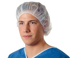 Foliodress® cap COMFORT - Packung 100 Stück aqua Bandana