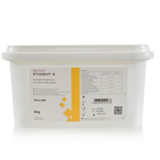 Gips Stodent III kl. Arti żółty - wiaderko 6kg