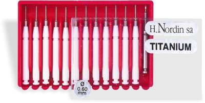 Ćwieki okołomiazgowe 0,60 Nordin Białe 12 sztuk