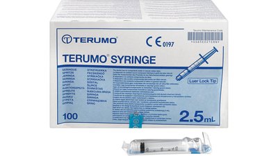 Terumo® Spritzen - Packung 100 Stück 2,5 ml
