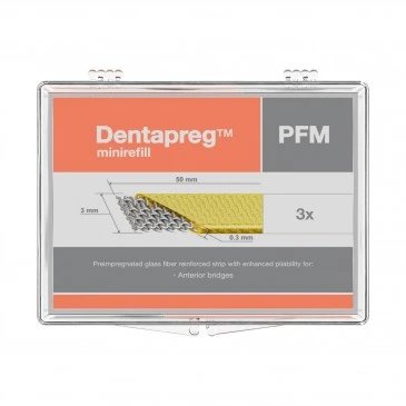 DENTAPREG PFM włókno szklane plecione 1mmx0,3x50mm 1szt
