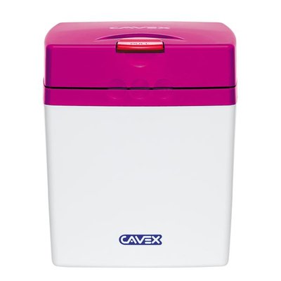 Cavex růžová nádoba na alginát, vč. naběračky a odměrky