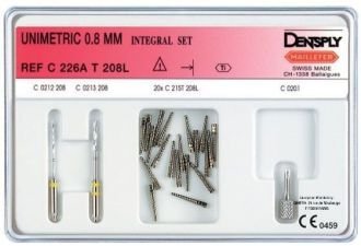Unimetric Ti čepy single set 1,0mm 110L, 20ks