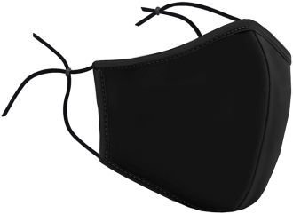 Ochranné masky bavlněné, 2ks černé