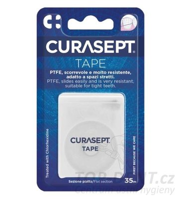 CURASEPT TAPE dentální páska z teflonu, 35m