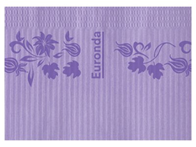 EURONDA Monoart TOWEL UP FLORAL ochranný plášť, fialový 33x45, 10balx50ks (21810495)